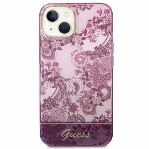 Guess GUHCP14MHGPLHF iPhone 14 Plus 6.7" фуксия/фуксия жёсткий чехол Porcelain Collection