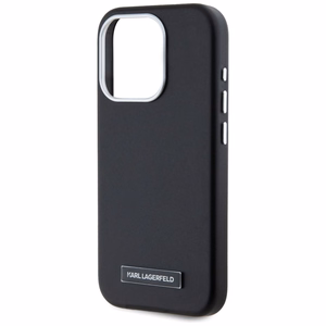 Karl Lagerfeld FW Metal Plate MagSafe iPhone 15 Pro Max Ümbris - Must