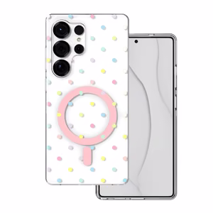 Bubble Dots Mag чехол для Samsung S25 Ultra белый