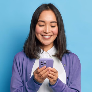 ROAR Ümbris LUNA jaoks SAMSUNG A14 5G Violet