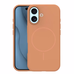 Silicone Thin Mag ümbris iPhone 17 6,3" karamell