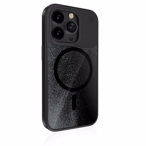 STM Relax Sand MagSafe ümbris seadmele iPhone 15 Pro Max, must ja hall