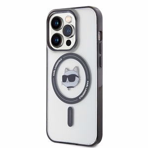 Karl Lagerfeld KLHMP15XHCHNOTK iPhone 15 Pro Max 6.7" прозрачный жёсткий чехол IML Choupette`s Head MagSafe