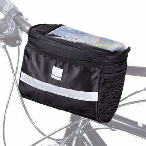 Wozinsky Bike Handlebar Bag with Phone Case 2L Black (WBB12BK)