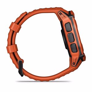 Garmin Instinct 2X Solar 2,79 cm (1,1") MIP, 50 mm, digitaalne 176 × 176 piksli puuteekraan, punane, GPS (satelliit)