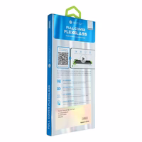 Bestsuit Flexible Hybrid Glass 5D jaoks Samsung Galaxy S9+ must (Hot Bending)