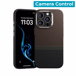 Benks Magnetic Armor Pro Prestige Kevlar 600D Ümbris (Y065) jaoks Iphone 16 Pro (Camera Control Button)