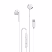 Dudao X3C In-Ear Juhtmega USB-C Kõrvaklapid 1.2m - valge