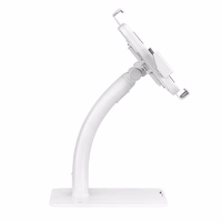 Maclean MC-468W Universal Tablet Stand Holder Lockable 7.9" - 11" Table or Wall Mounting Public Display Kiosk Sturdy Anti-Theft