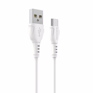 Borofone Kaabel BX51 Triumph - USB to Type C - 3A 1 metre valge