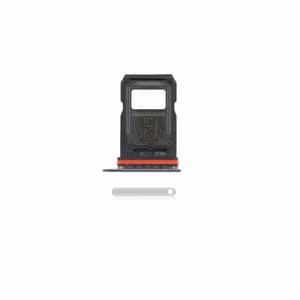 SIM Holder Ühildub OnePlus 7T SIM card tray / Frosted Hõbedane /