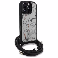 KARL LAGERFELD ümbris jaoks IPHONE 16 PRO KLHCP16LPGGRMPCG compatible with MagSafe (CRSSBY Grained PU W/ Pattern & Logo) hall