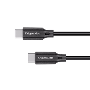 Kruger&Matz Basic USB-C–USB-C kaabel, 100 W, 1 m