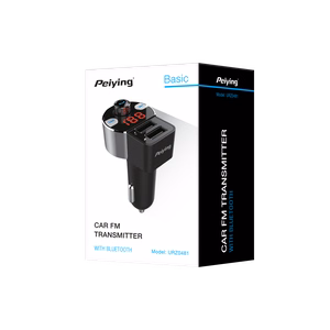 Auto FM-saatja Bluetooth-funktsiooniga (2 USB-pesa)