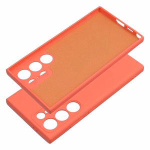 SILICONE case jaoks SAMSUNG S24 Ultra peach