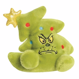 Grinch Palm Pals jõulukuusekujuline plüüslelu, 13 cm