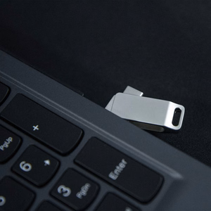 Goodram USB ja USB-C mälupulk, 64 GB, hõbedane