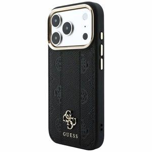 Ümbris mudelile IPHONE 18 Pro/17 Pro ühildub MagSafe'iga (Stripe Peony 4G Logo) (värv: must)