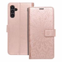 MEZZO Book ümbris jaoks SAMSUNG A13 5G / A04S mandala rose kuldne