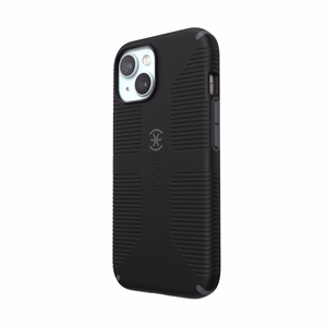 Speck Candyshell Grip MagSafe - iPhone 17e / 16e / 15 / 14 / 13 ümbris (must / Slate hall)