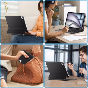 Чехол Tech-Protect Smartcase Magnetic с клавиатурой для iPad Pro 12.9” (2020/2021/2022) / 13” (2024/2025/2026) - чёрный