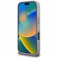 Karl Lagerfeld Grained Pattern & Logo MagSafe Ümbris for iPhone 16 Pro - hall