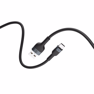 Forever гибкий кабель USB - USB-C 1,0 м 3A черный