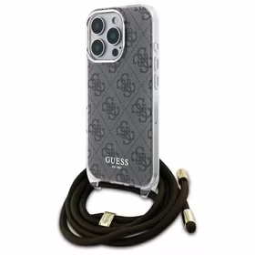Guess Crossbody Cord 4G Print Ümbris jaoks iPhone 16 Pro Max - Brown