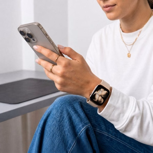 Tech-Protect silikoonrihm Apple Watch 44 / 45 / 46 / 49 mm jaoks, beež