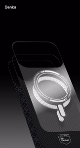 Benks Magnetic Armor Air Armor Grid Kevlar Ümbris Metal Frame 600D (B067) jaoks Iphone 17 must