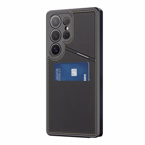 Dux Ducis Rafi II Ümbris jaoks Samsung Galaxy S25 Ultra with Stand and Wallet - must