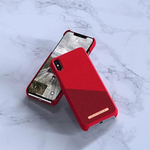 Nordic Elements Saeson Freja ümbris seadmele iPhone XS Max, punane
