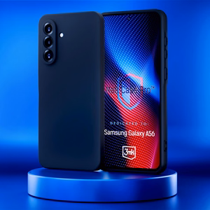 3mk Matt Ümbris Pro jaoks Samsung Galaxy A56 - matt must