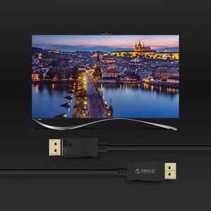 Orico XD-DTD DisplayPort–DVI, 4K kaabel, 2 m – must