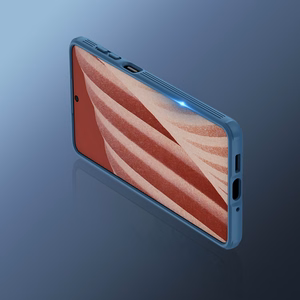 Nillkin CamShield Pro Case Soomustatud ümbris Kaamera kaitsekate Samsung Galaxy A73 sinine