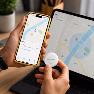 Valge Blavec BTG-01 Bluetooth-esemejälgija Apple'i ja Androidi seadmetele (BTBTG01-W)