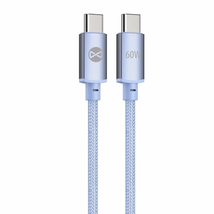 Forever Vibe kaabel USB-C - USB-C 1,0 m 60W taevasinine