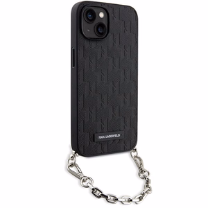 Karl Lagerfeld KLHCP14SSACKLHPK iPhone 14 6.1" must/must hardcase Saffiano Monogram Chain