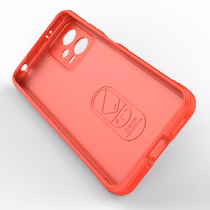 Magic Shield Ümbris jaoks Xiaomi Redmi Note 12 5G / Poco X5 5G Flexible Armor Cover punane