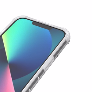 Ombre Protect Case для iPhone 13 розово-синий бронированный чехол