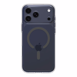 Spigen Ultra Hybrid Mag Чехол совместимый с MagSafe для iPhone 17 Pro прозрачный графит