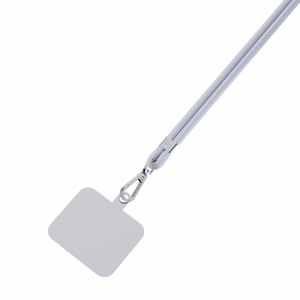 3mk EasyClip telefoni kaelapael, hall (hõbedased detailid)
