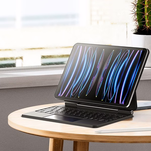Dux Ducis Keyboard (MK Series) ümbris with Bluetooth keyboard jaoks iPad Air 4 / 5 / iPad Pro 11" 2018-2022 - must