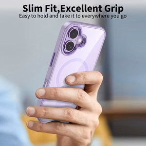 Tech-Protect MagMat MagSafe Ümbris jaoks iPhone 17 - Läbipaistev Purple