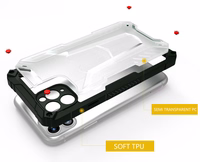 Tel Protect Hybrid Ümbris jaoks Iphone 13 Pro Max Tumesinine