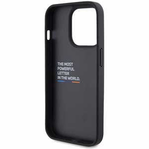 BMW BMHCP15L22PTDK iPhone 15 Pro 6.1" must/must Leather Stamp Tricolor