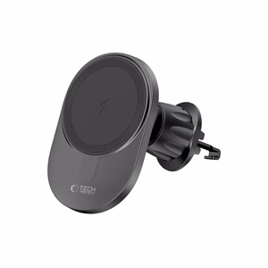 Tech-Protect MM15W-V1 Car Phone Hoidja koos MagSafe 15W Induktiivne Laadija jaoks Air Vent - must