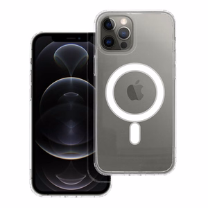 Ümbris iPhone 12 PRO MAX Clear Mag Cover (STR), ühildub MagSafe'iga, läbipaistev