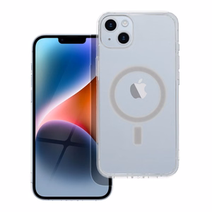 CLEAR MAG ÜMBRIS with camera protection compatible with MagSafe jaoks IPHONE 14 Plus läbipaistev