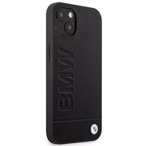 Ümbris BMW BMHCP14MSLLBK iPhone 14 Plus 6.7 "must / must Leather Stamp